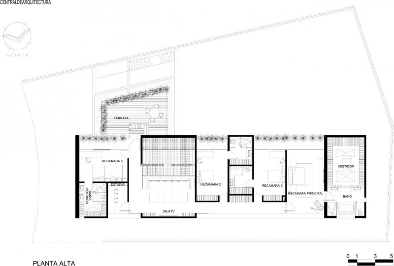 Modernistyczne domy: Meksyk, Central de Arquitectura