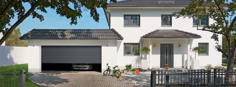 Segmentowe bramy garażowe i drzwi wejściowe firmy Hörmann