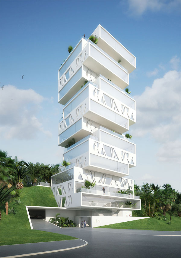 Apartamentowiec - The Cube in Beirut : Orange Architects