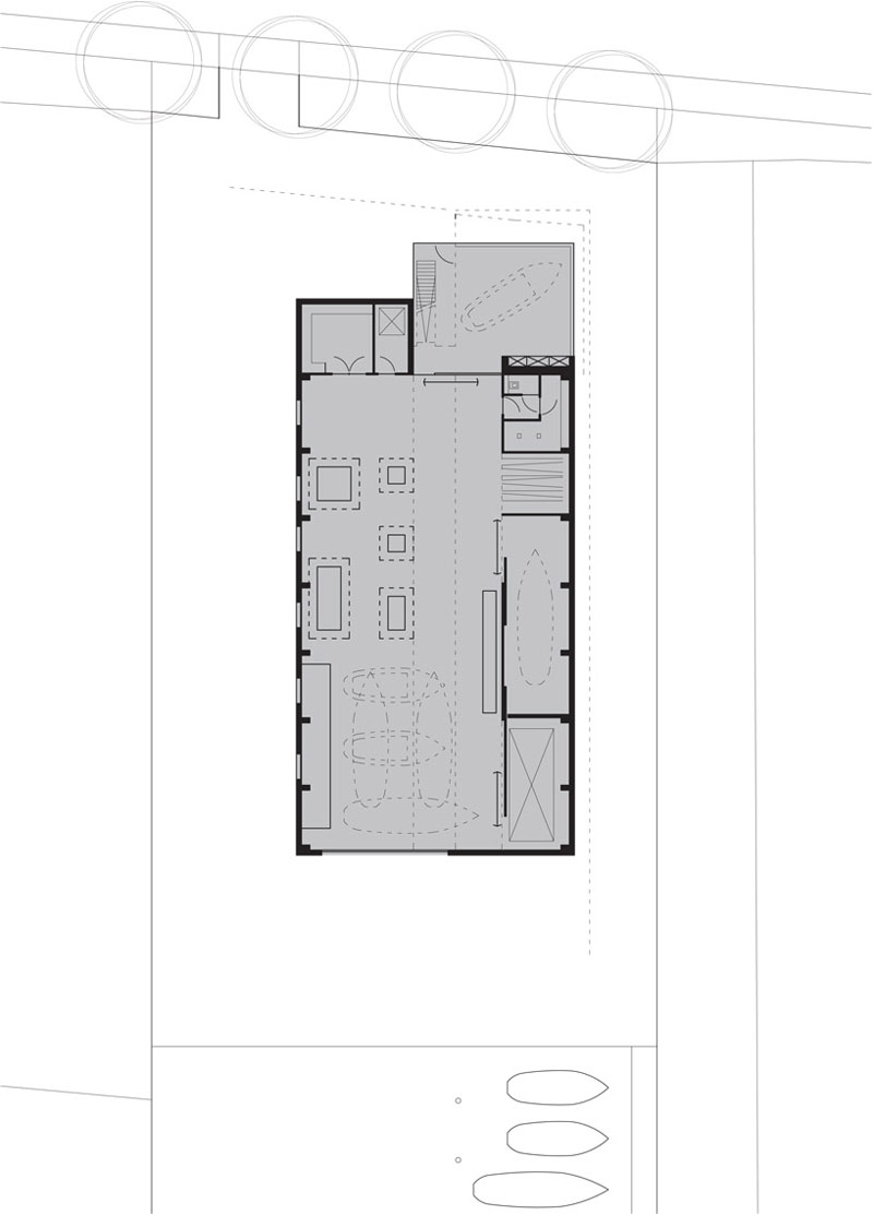 Nowoczesny budynek boat house w Holandii