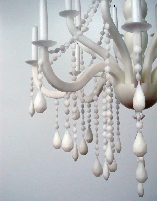 Designerski żyrandol z wosku od Takeshi Miyakawa 