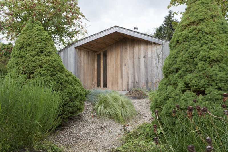 Jak zaprojektować domek na ogródku działkowym? Przykład z Holandii