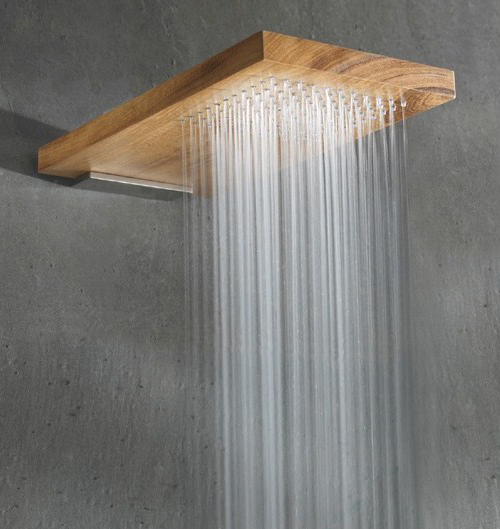 Drewniany prysznic ?