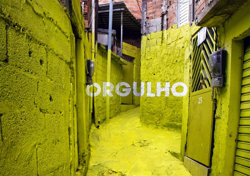Projekt nowoczesnych graffiti w Sao Paulo