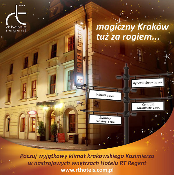 Hotel RT Regent – magiczny Kraków tuż za rogiem…