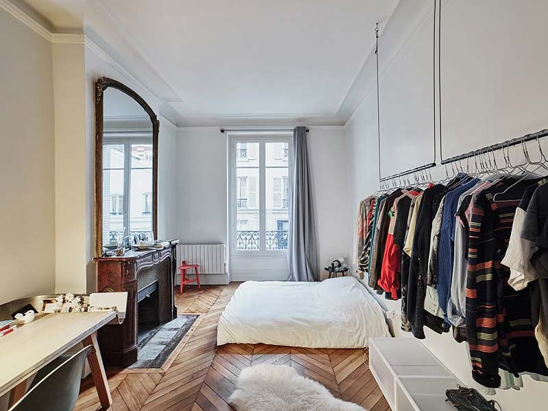 Paryski loft ze szklaną przestrzenią