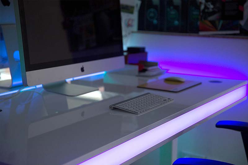 Technologia LED stosowana w meblach biurowych
