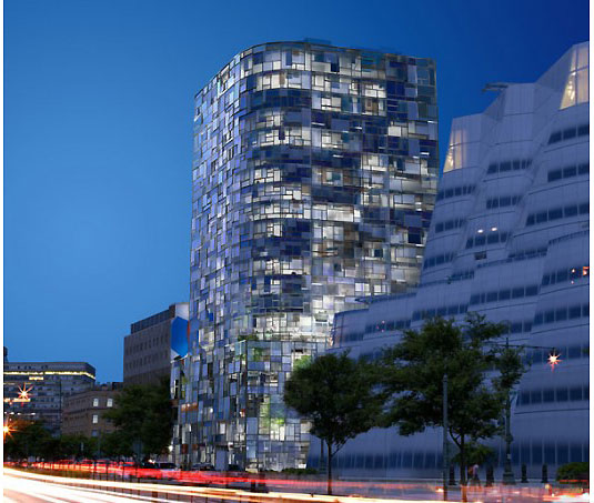 Nowe okna na nowej elewacji :  Manhattan's West Side
