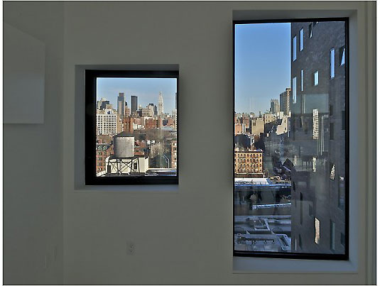 Nowe okna na nowej elewacji :  Manhattan's West Side