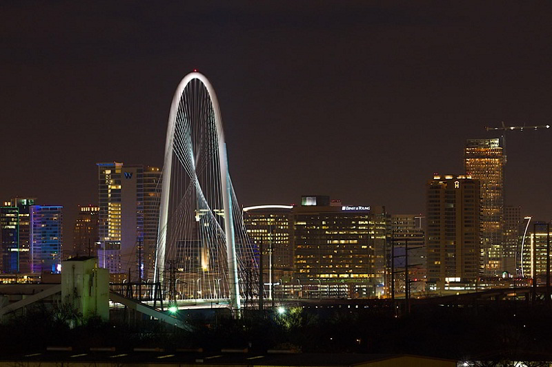 Projekt mostu w Dallas, USA : Santiago Calatrava