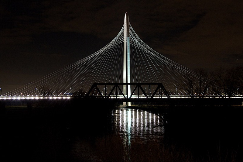 Projekt mostu w Dallas, USA : Santiago Calatrava