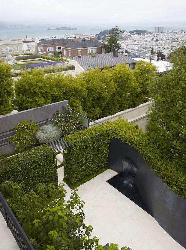 Projekt ogrodu - rezydencja w San Francisco