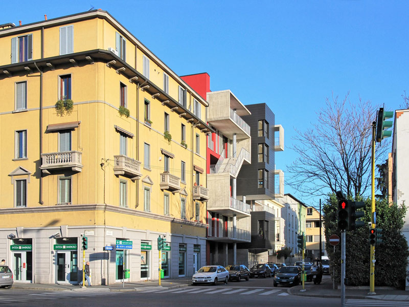 Ciekawa przebudowa budynku : lofty prosto z Mediolanu