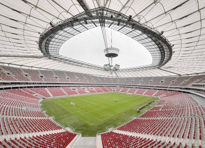 Stadion Narodowy w Warszawie z innej perspektywy 