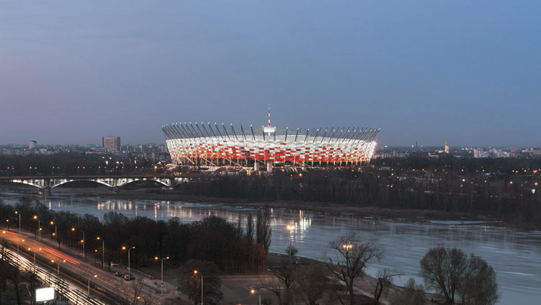 Stadion Narodowy w Warszawie z innej perspektywy 