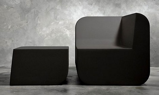 Fotel, szezlong, stolik : Dual Cut