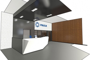 Budowa modułowa komisariatu policji: Archimed, Warszawa