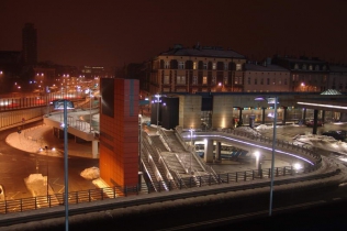 Dwupoziomowy dworzec autobusowy  : Kraków, Wasko Projekt