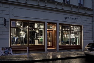 Aranżacja sklepu geometry w Berlinie