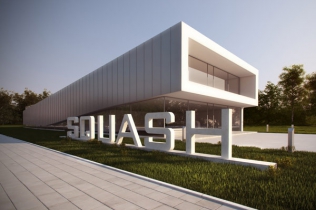 Budynek wielofunkcyjny : SQUASH od Anta Architekci