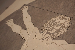 Dzieło sztuki mistrza da Vinci : cięcie wodą