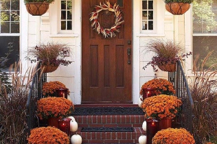 Witamy gości - dekoracje drzwi wejściowych