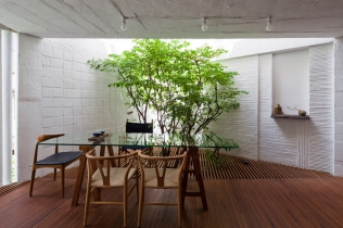 Drzewo w domu : projekt a21studio z Wietnamu