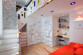 Mieszkanie z klocków lego :  I-Beam Design