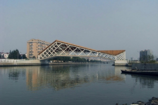 Most pieszy / Quingpu, China