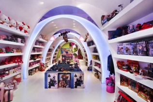 Projekt wnętrza sklepu dla dzieci