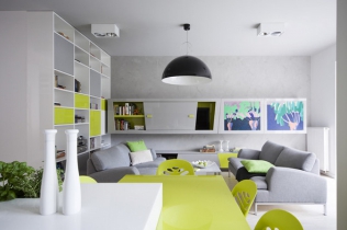 Projekt wnętrz mieszkania - Pracownia Ejsmont / Warszawa