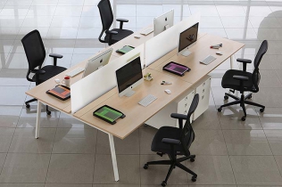 AMIKA – nowoczesny system stanowisk biurowych