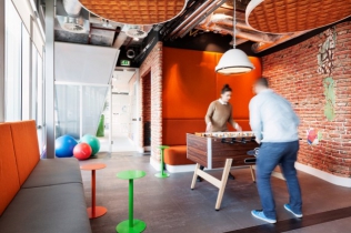 Wnętrze biura Google – Amsterdam