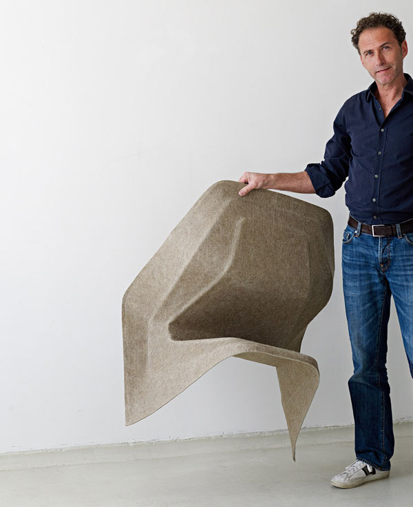 Krzesło z konopi : Werner Aisslinger 