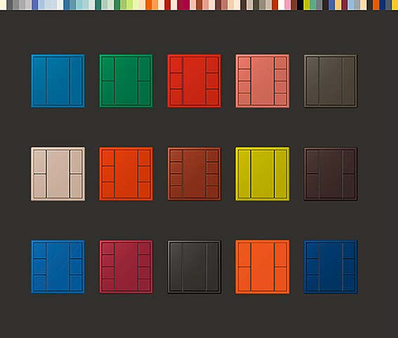Luksusowe włączniki w designerskich kolorach