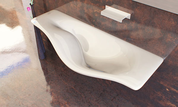 Design w łazience : umywalka od Nuvist