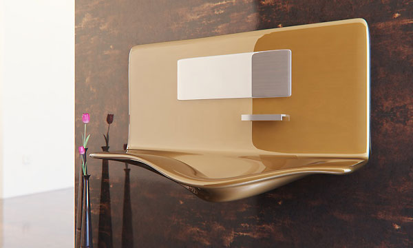 Design w łazience : umywalka od Nuvist