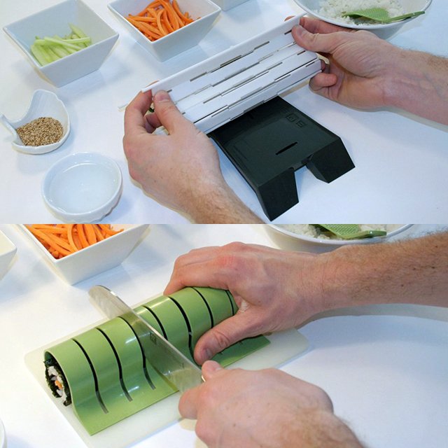 Podręczne wyposażenie kuchenne do zrobienia sushi